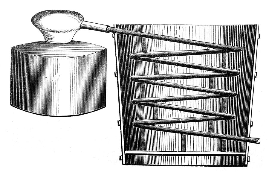 Distilling Apparatus Drawing by Nastasic