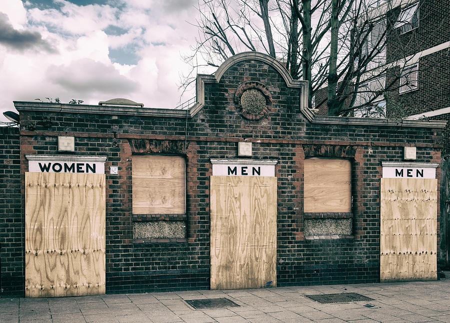 Disused public toilets / restrooms Photograph by Gary Colet Photography