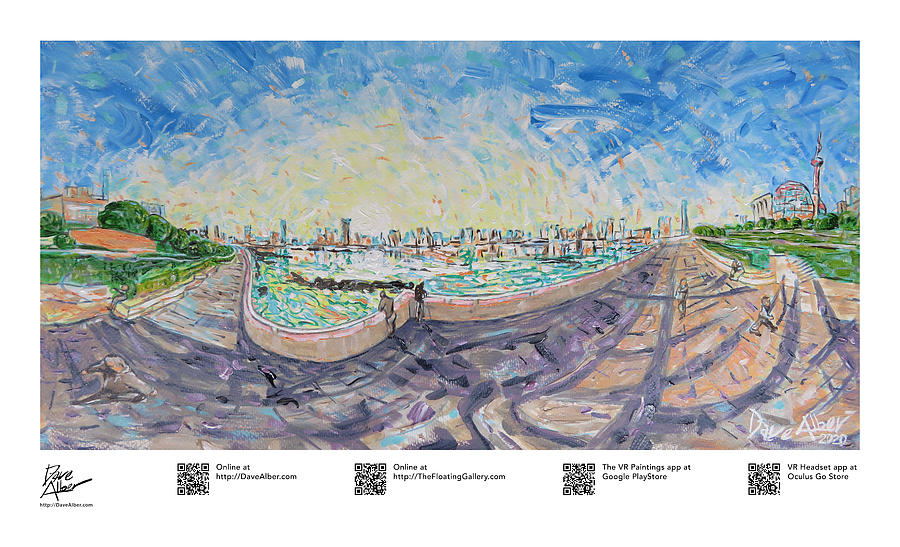 Shanghai Bund Painting - Diurnal Heartbeat, Shanghai, 06 by Dave Alber Shanghai Bund Painting - Diurnal Heartbeat, Shanghai, 06 by Dave Alber