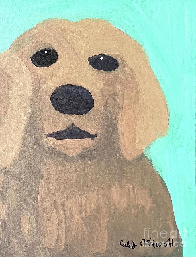Dog Painting - Diva by Caleb Griswold