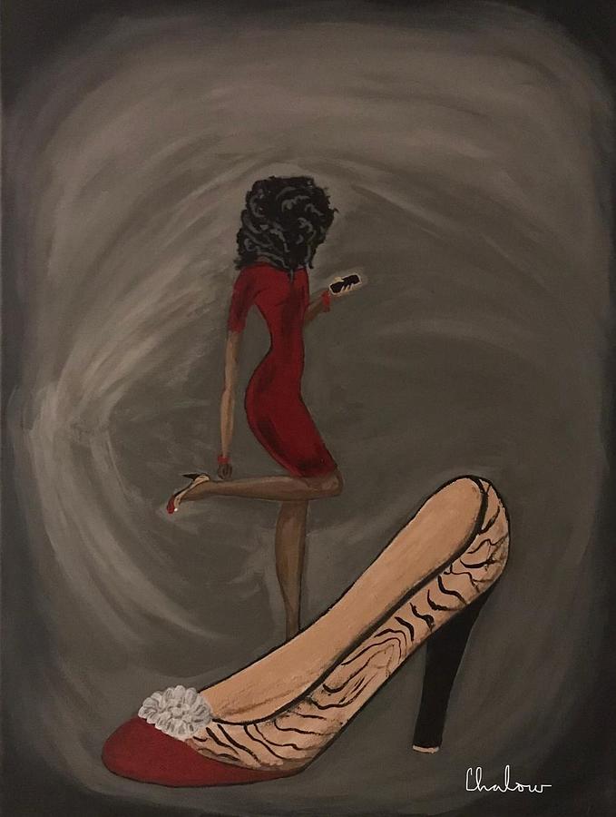 Diva in Red Painting by Charles Young