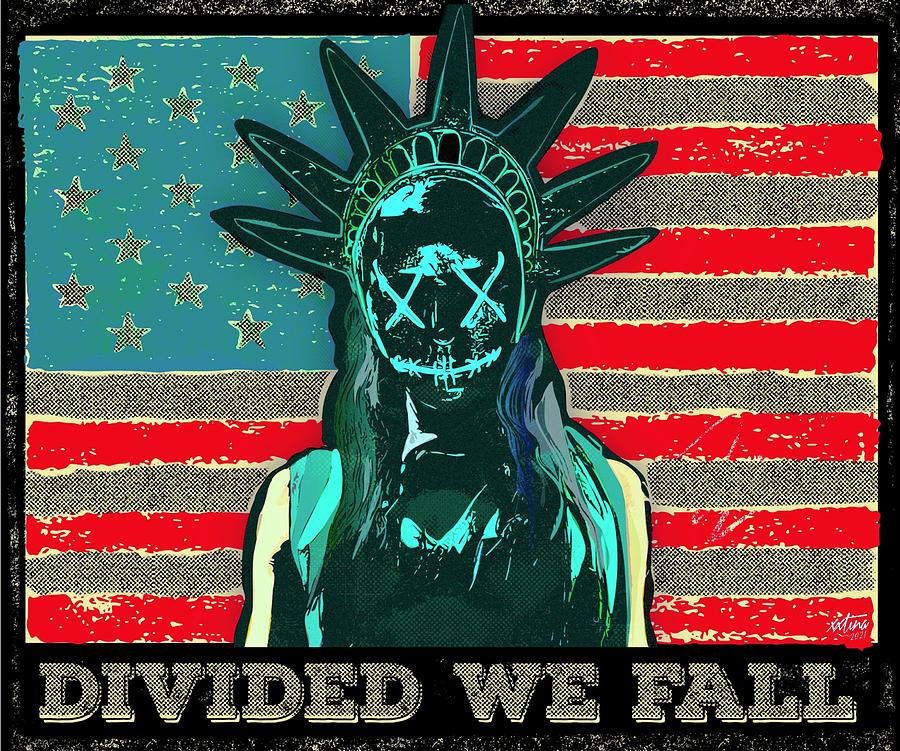 Divided We Fall Digital Art by Christina Rick