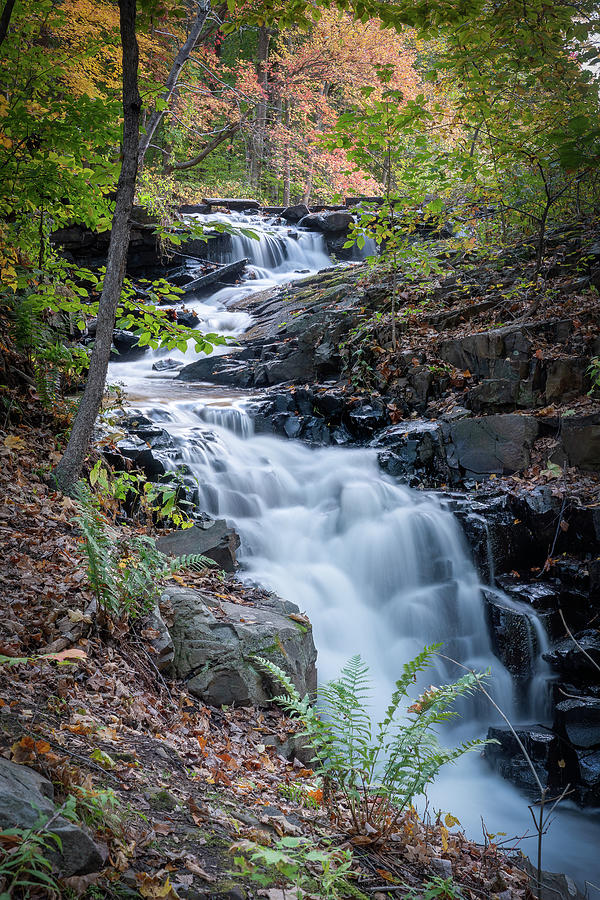Dividend Pond Waterfall - Rocky Hill CT Photograph by Kyle Lee