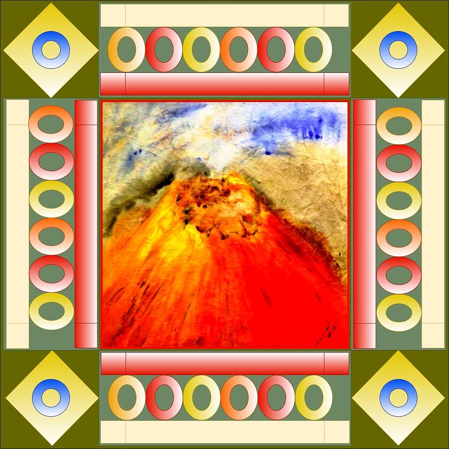 Divine Abstract-mt. Fuji22563 Tapestry - Textile