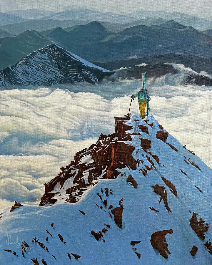 Divine Ascent Painting by Mark Lopez