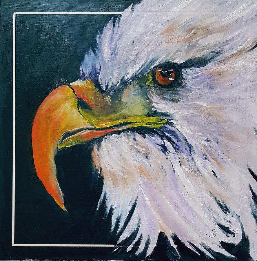 Divine Eagle Painting by Cheryl Nancy Ann Gordon