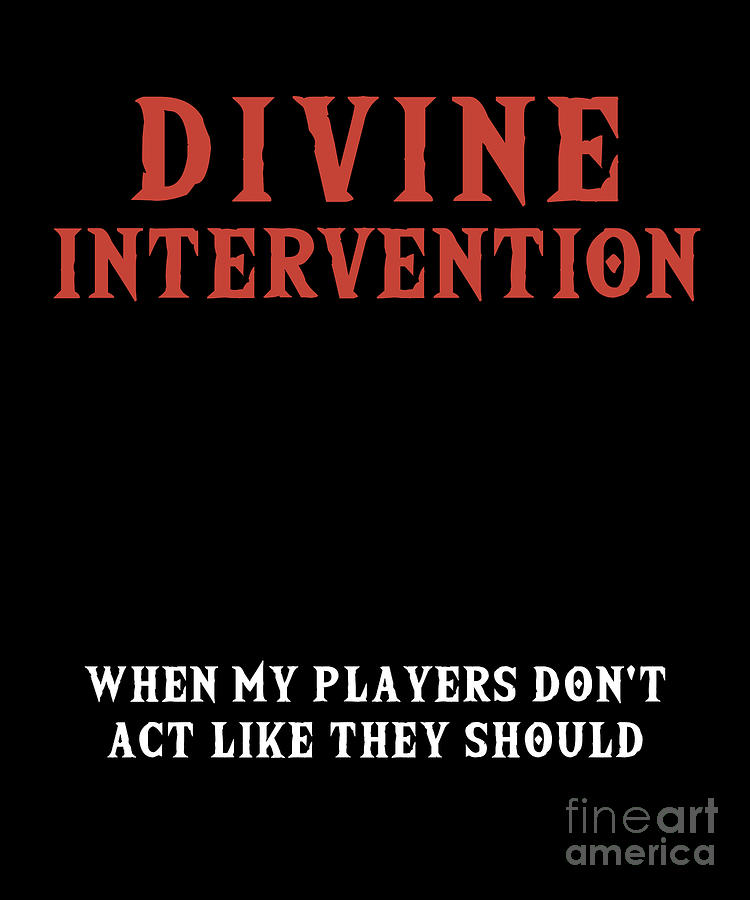 Divine Intervention Boardgame Game Master Pen and Paper Digital Art by ...