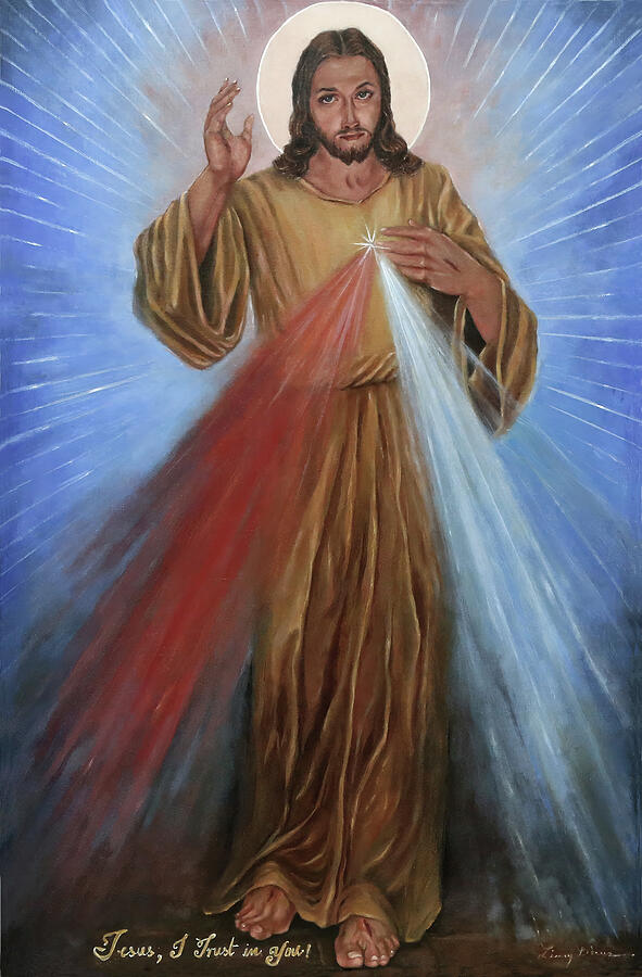 Divine Mercy Painting by Lincy Dcruz - Fine Art America