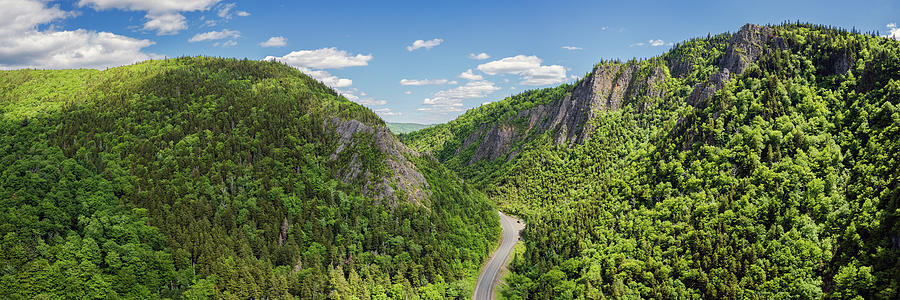 Dixville Notch, New Hampshire Summer Panorama Photograph by John Rowe
