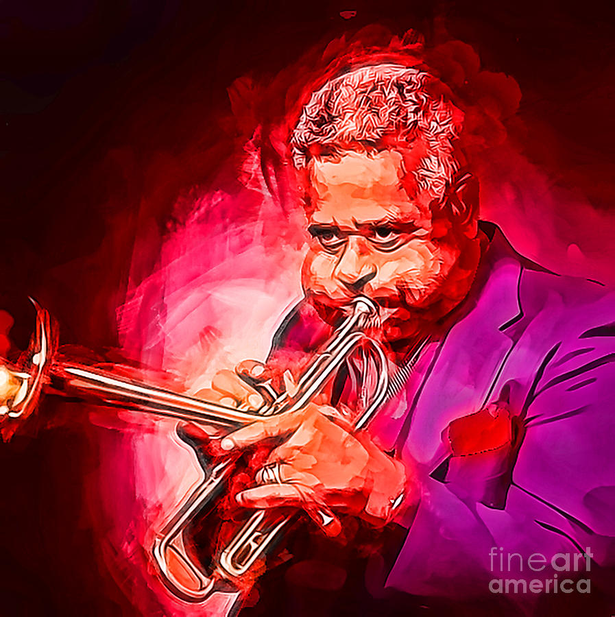 Dizzy Gillespie Digital Art By Ray Brown - Fine Art America