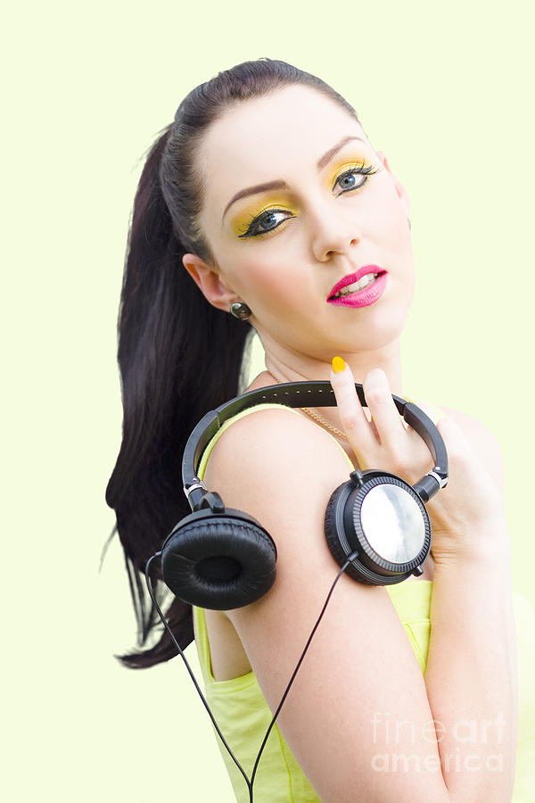 DJ Girl Photograph by Jorgo Photography