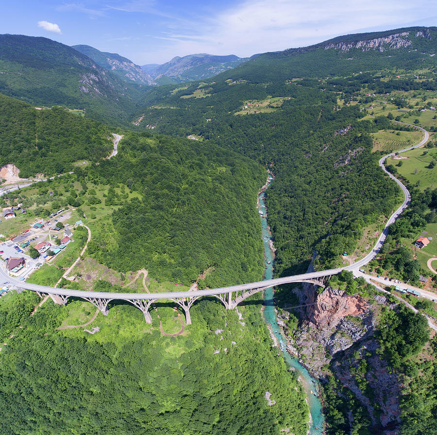 Djurdjevica Tara Bridge in Montenegro Photograph by Mikhail Kokhanchikov