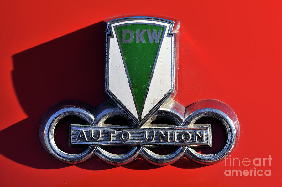 DKW Auto Union badge Photograph by George Atsametakis