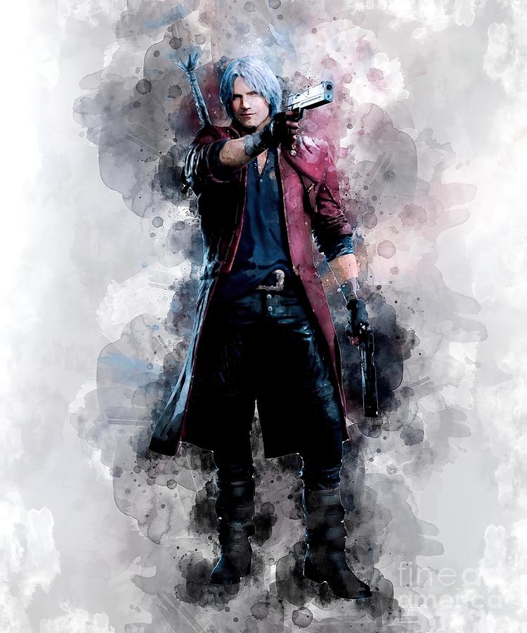 DMC Dante watercolor Painting by Stevens Hughes - Fine Art America