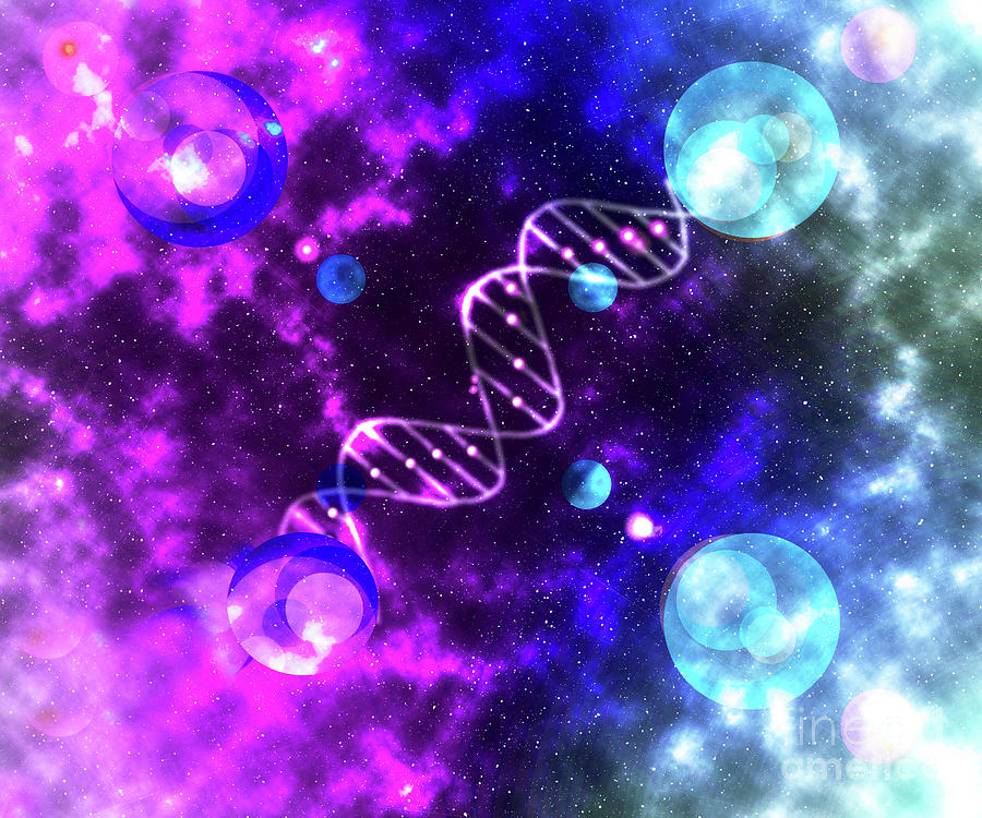 DNA Birth Digital Art by Timothy OLeary