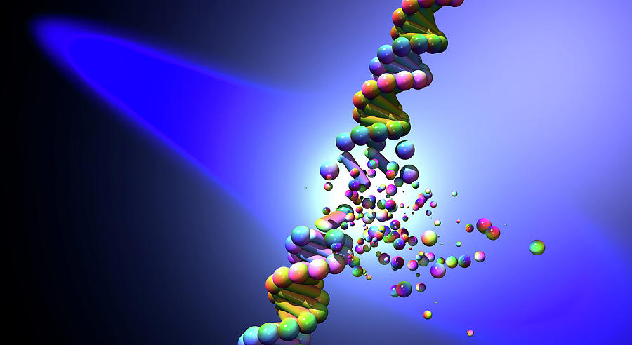DNA Irradiation 2 Digital Art by Russell Kightley