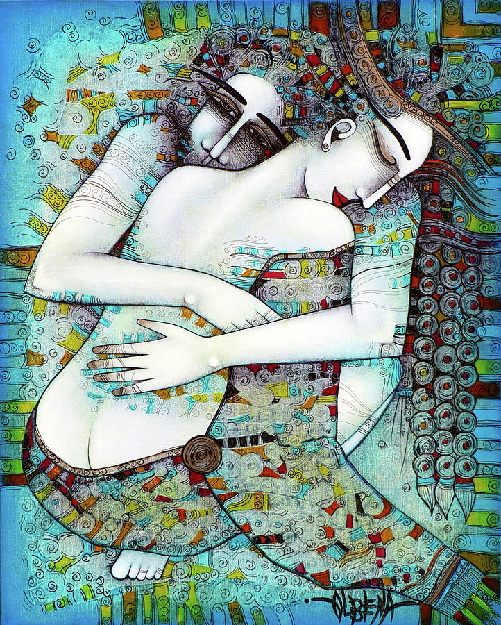 Love Painting - Do not leave me by Albena Vatcheva
