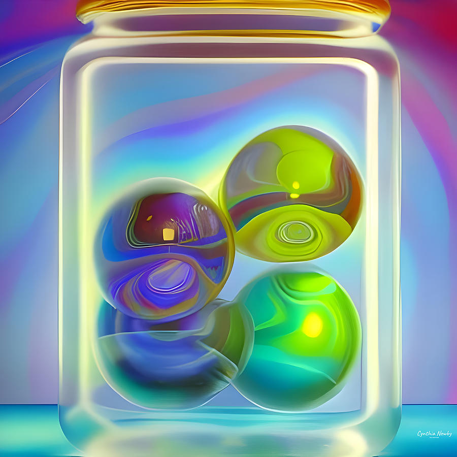 Do Not Lose Your Marbles Digital Art by Cindys Creative Corner