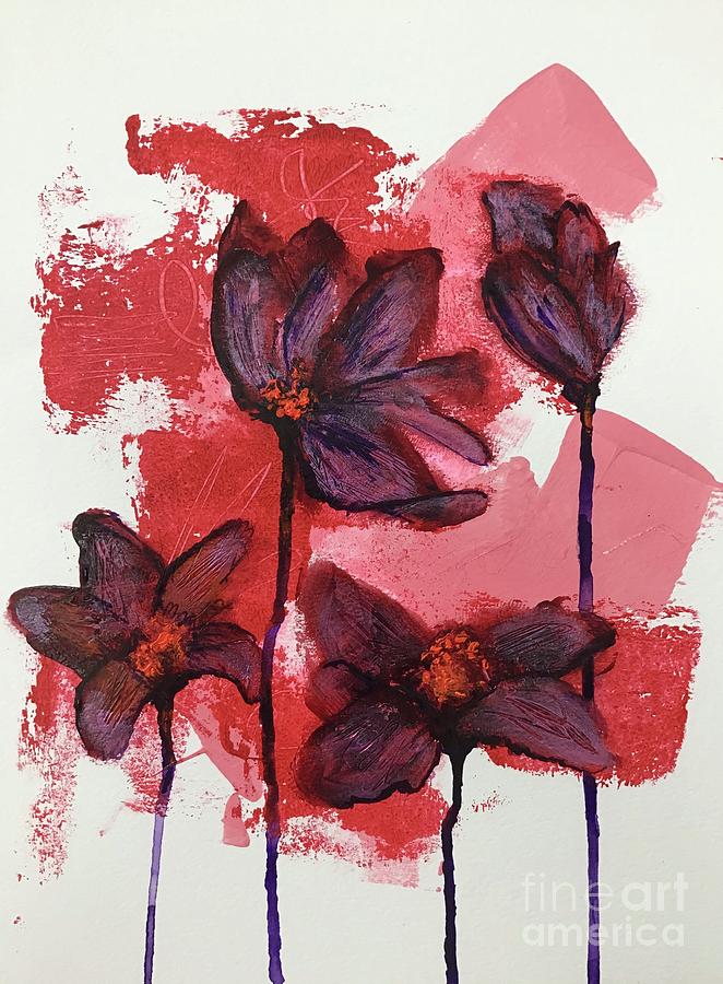 Do What Makes Your Heart Sing #5 Painting by Julie Hoyle