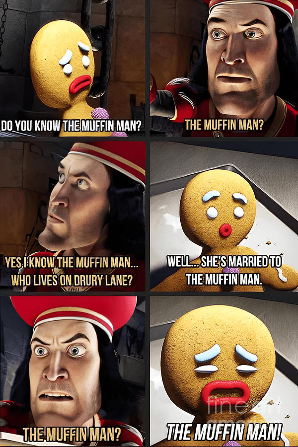 Do You Know The Muffin Man Digital Art By Fishermen Nation Graphix   Do You Know The Muffin Man Fishermen Nation Graphix 