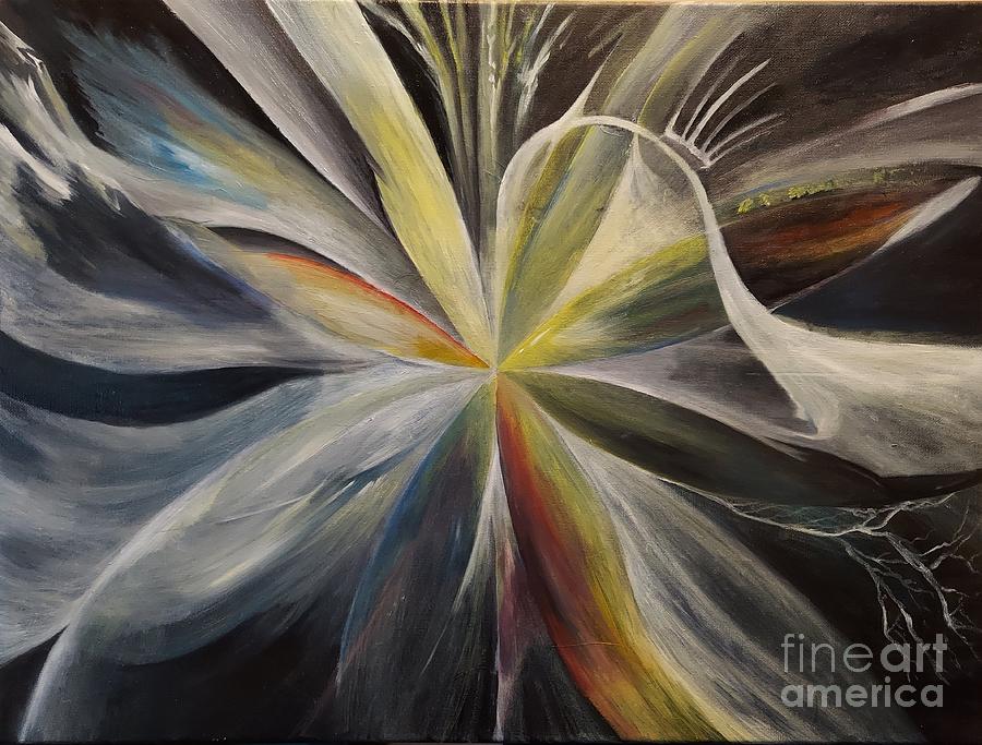 Abstract Painting - Do you see what I see  by Nannysassnfrass Hernandez