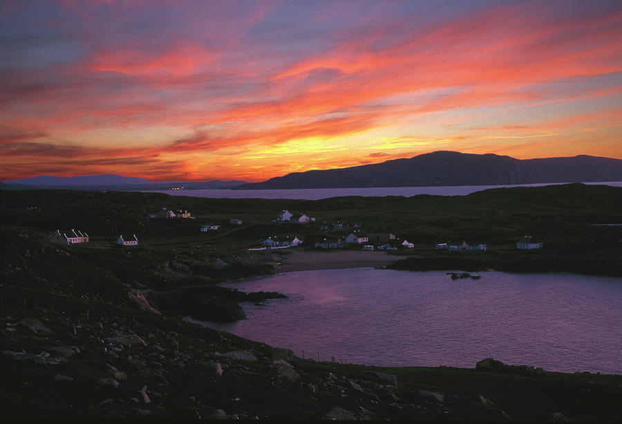 Doagh at Sunset Photograph by John Farley