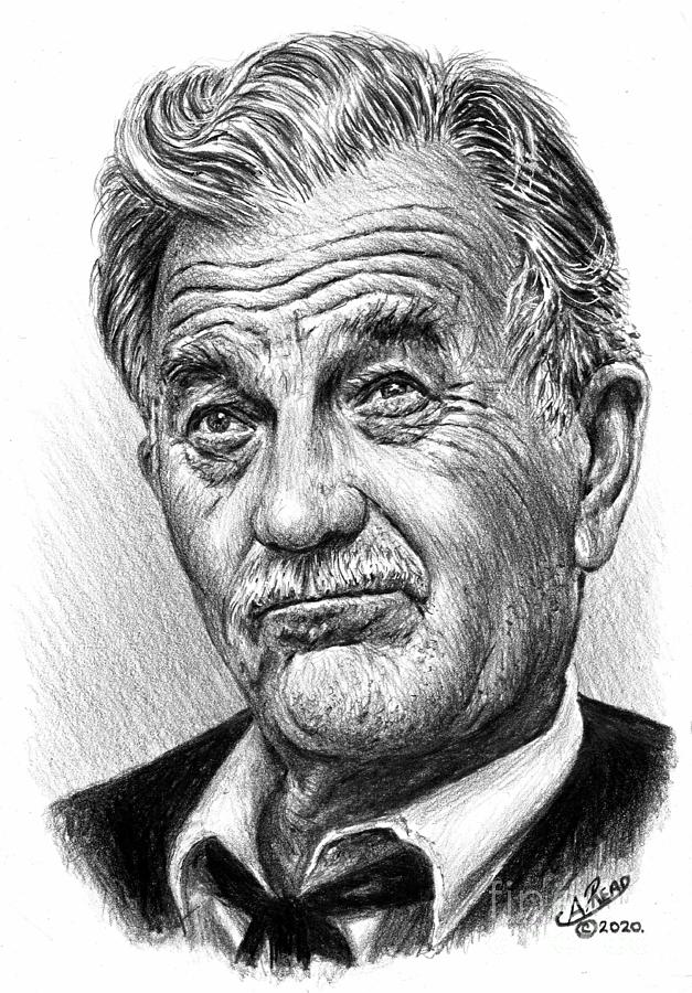 Celebrity Drawing - Doc Adams by Andrew Read