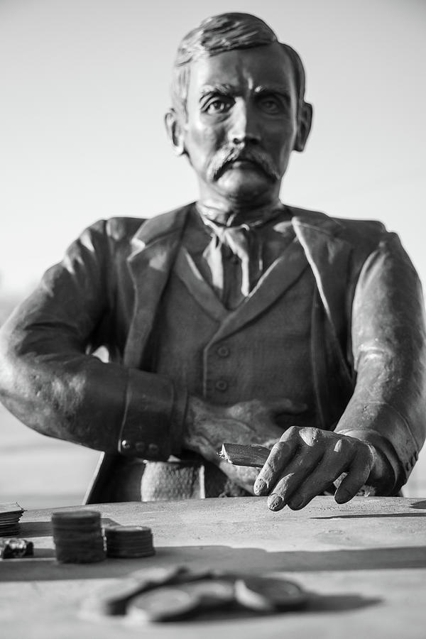 Doc Holiday Statue Dodge City Photograph by John McGraw - Pixels