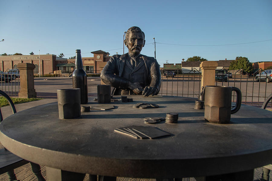 Doc Holliday Statue In Dodge City Kansas Photograph By Eldon Mcgraw 