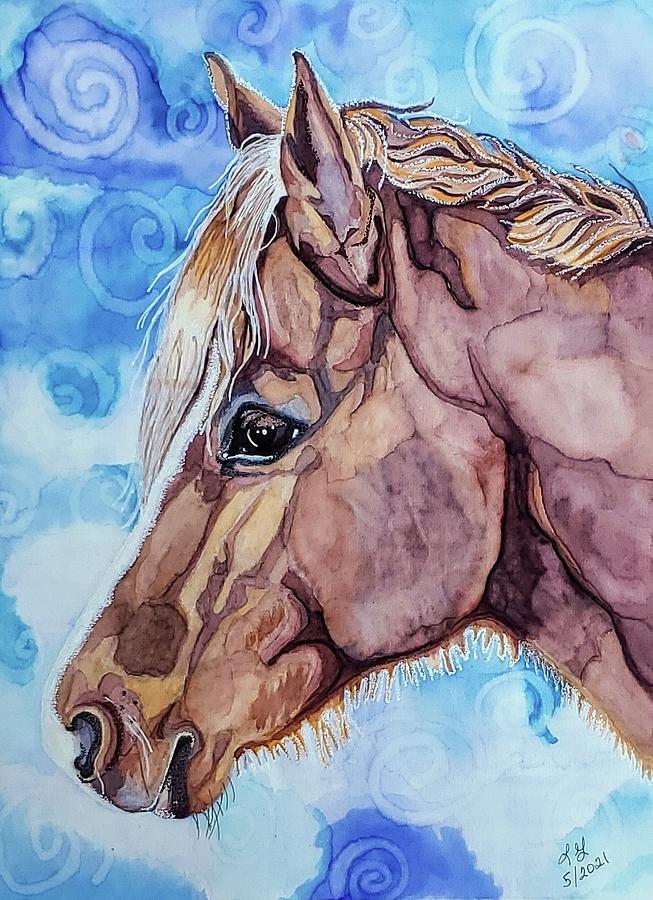 Doc the Pony Painting by Equus Artisan