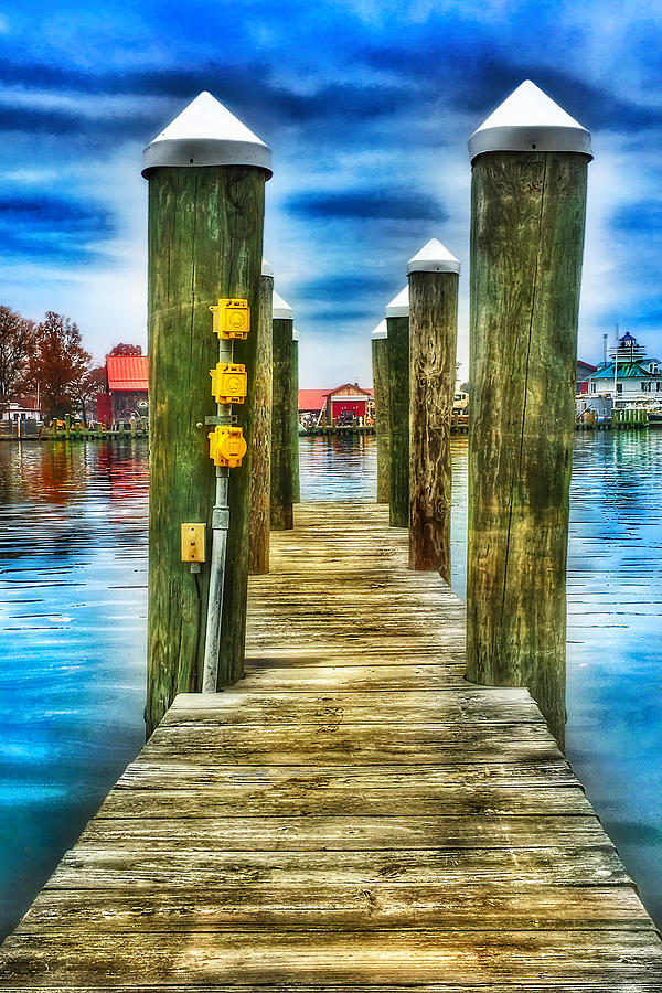 Dock at St. Michaels Photograph by Anthony M Davis