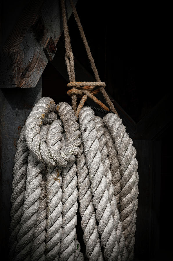 Dock Lines Photograph by Richard Macquade