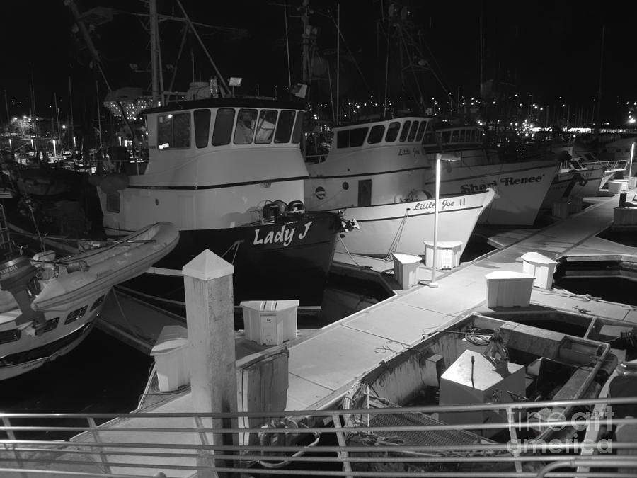 Docked For The Night Photograph