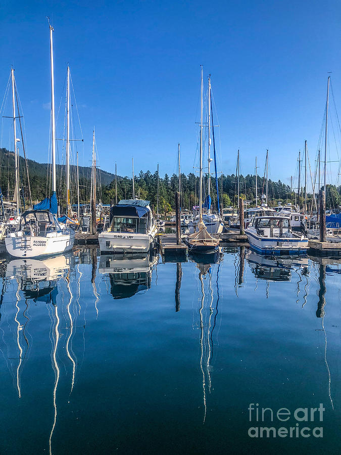Orcas Island Photograph - Docked by William Wyckoff