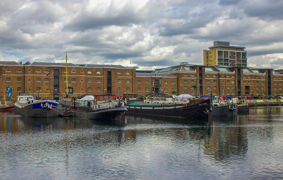 Boat Photograph - Docklands Marina, London, UK by Venetia Featherstone-Witty