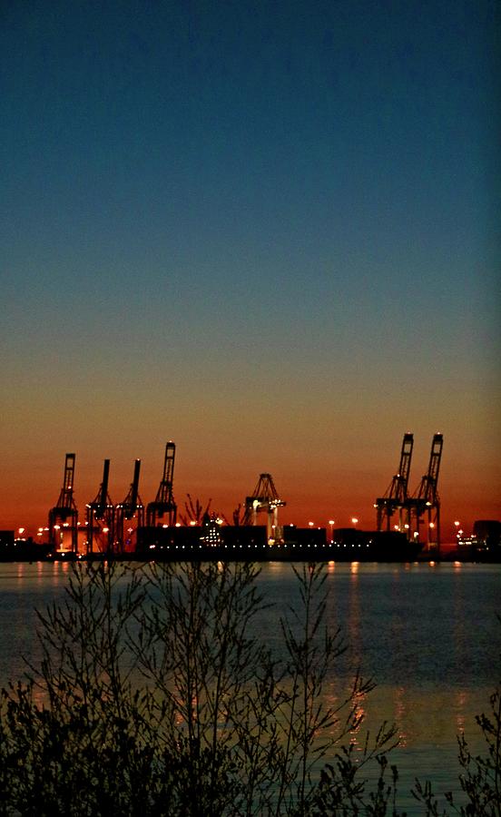 Docks across from Twaswassen Terminal Photograph by Brian Sereda
