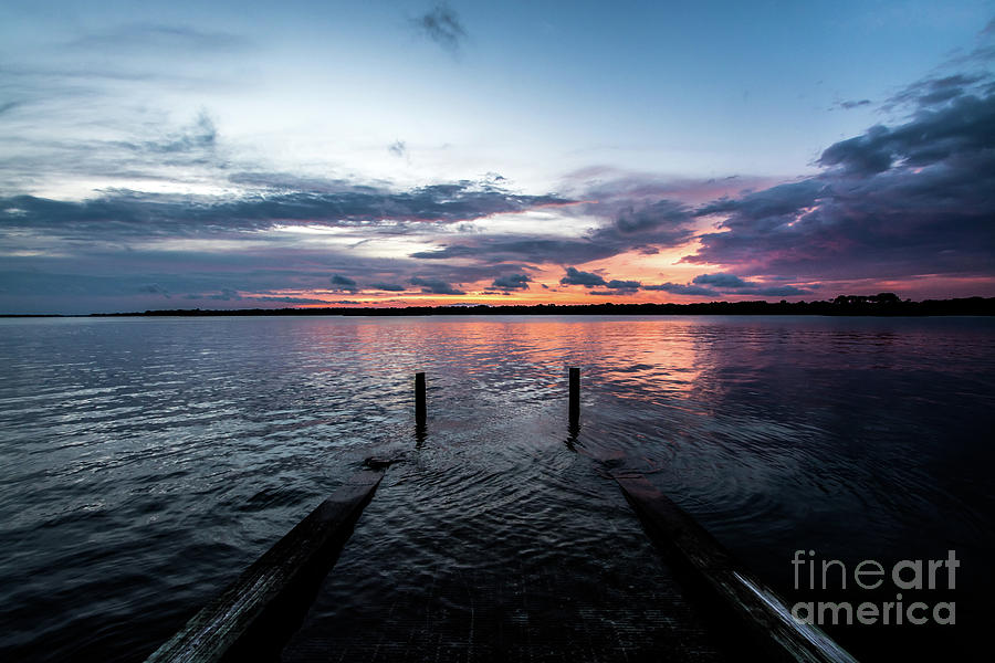 Dockside Sunset Photograph by Beachtown Views