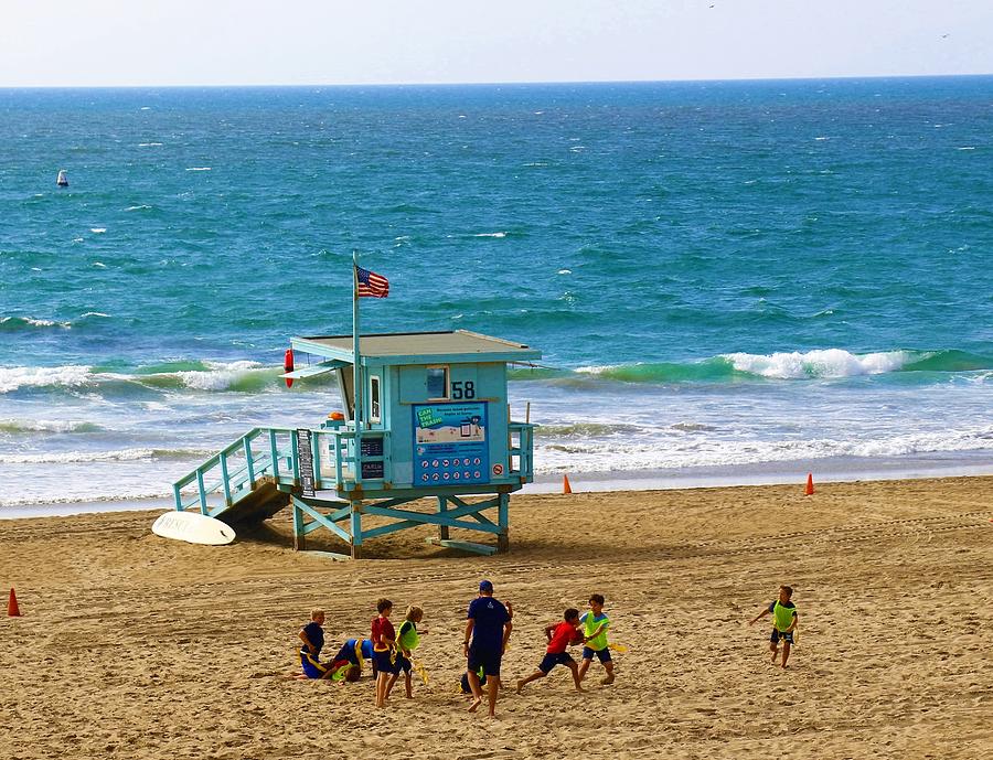 Dockweiler Beach Fun Photograph by Sandra Kent Fine Art America