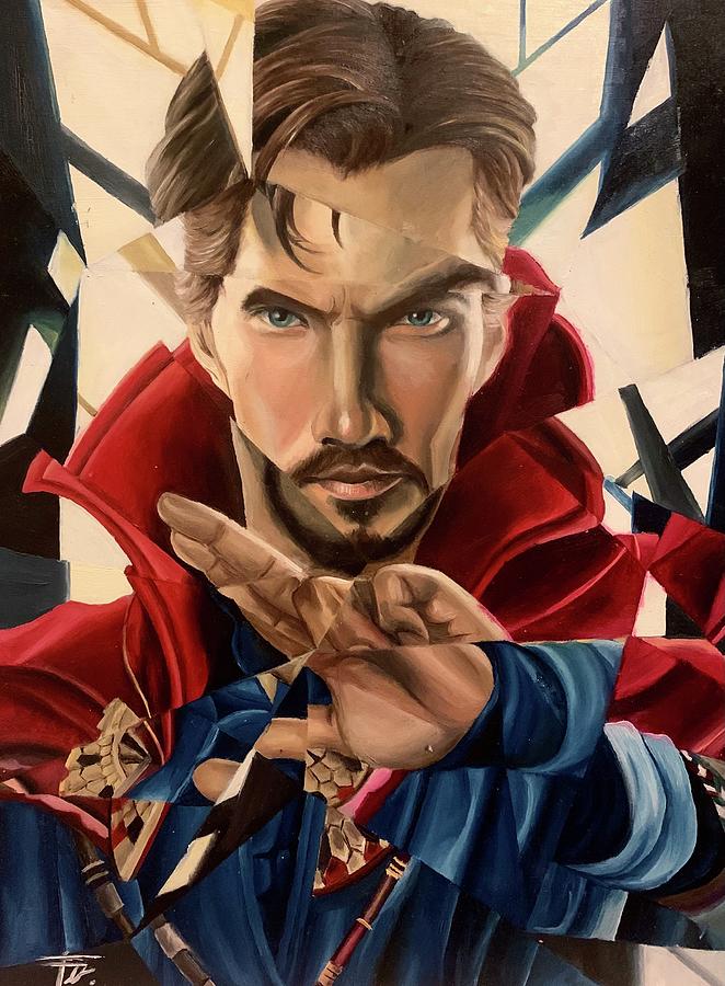 Doctor Strange Marvel Painting by Fernanda C Molina | Fine Art America