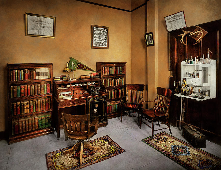 Doctor - The office of Dr Bomar 1917 Photograph by Mike Savad