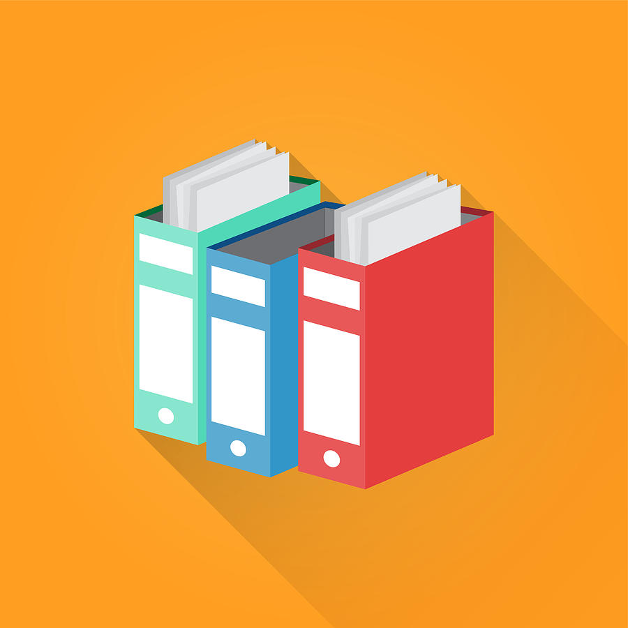 Document File Flat Icon Drawing by Enis Aksoy