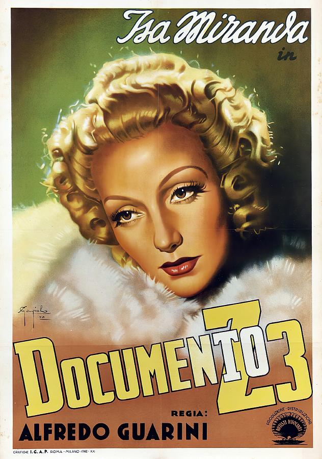 Document Z3, 1942 - art by Sergio Gargiulo Mixed Media by Movie World Posters