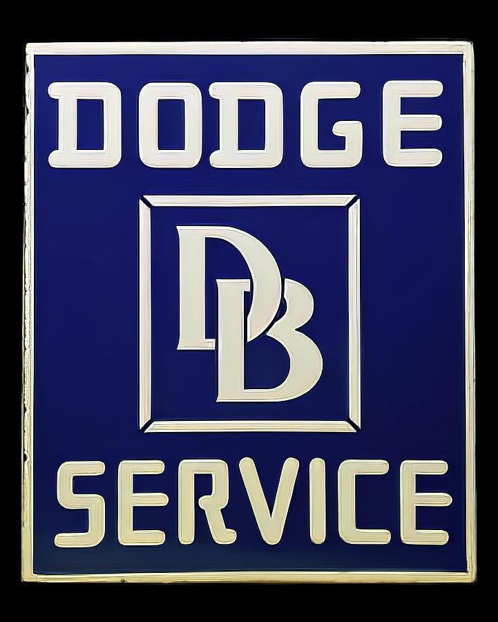 Dodge Brothers service sign Photograph by Flees Photos
