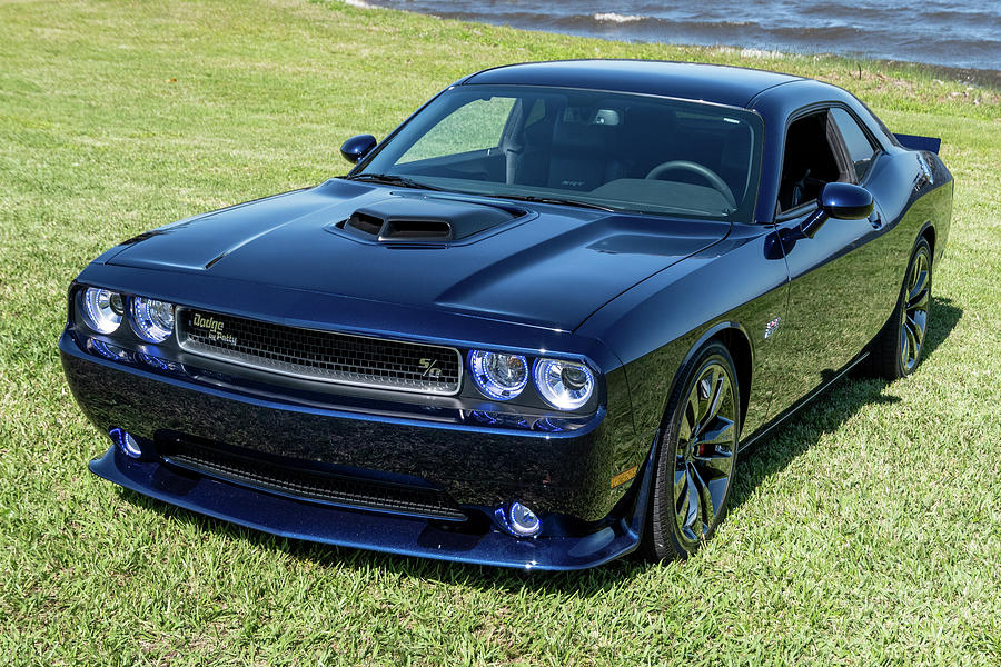 Dodge Challenger SRT by Water Photograph by Bradford Martin