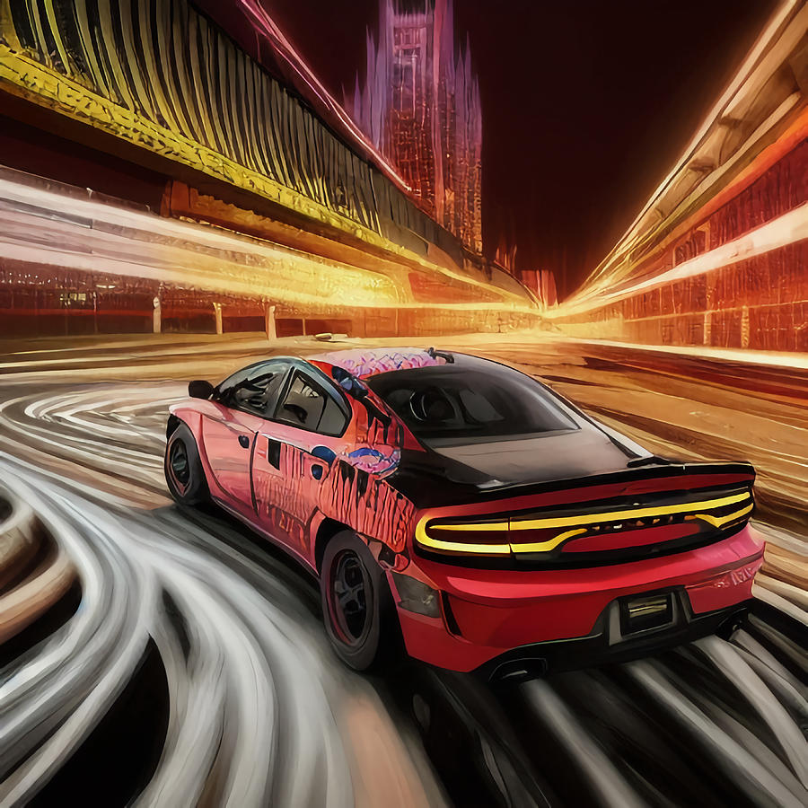 Dodge Charger Hellcat - 011 Digital Art By David Gedeon - Pixels