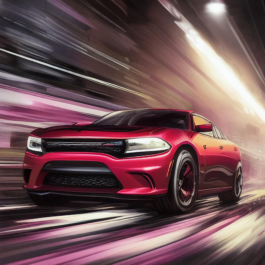 Dodge Charger Hellcat - 017 Digital Art by David Gedeon - Fine Art America