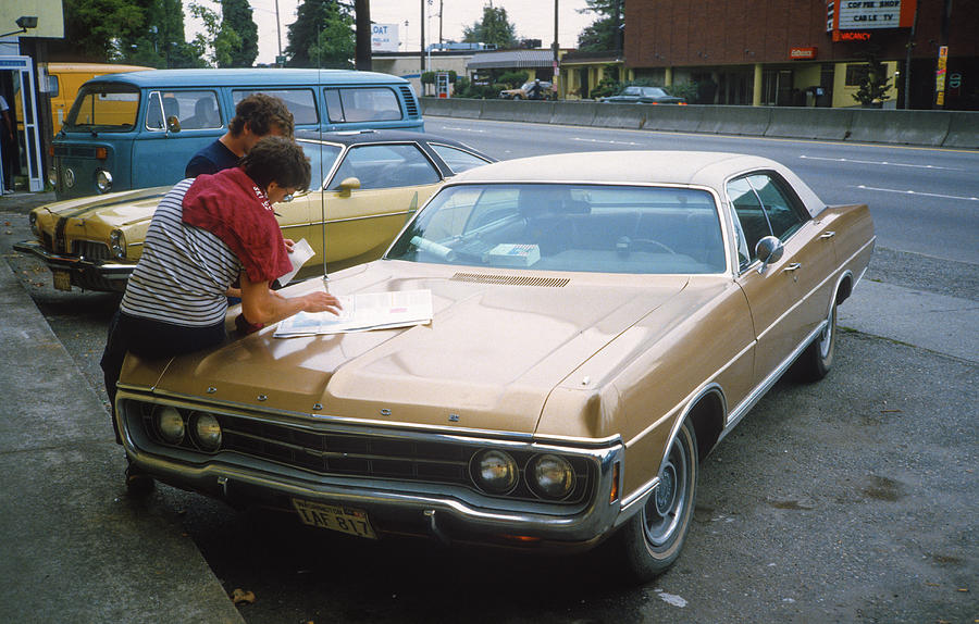 Dodge Custom 880 in Seattle 1984 Photograph by Gordon James