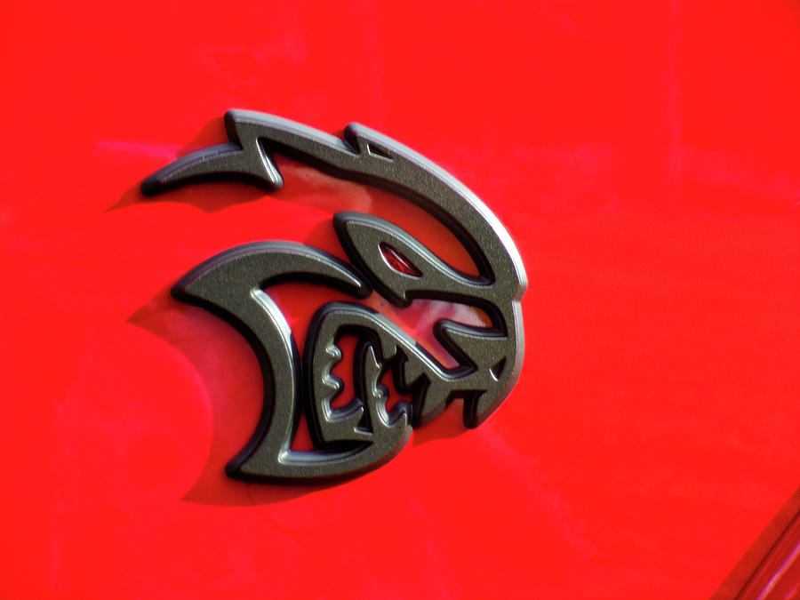 Dodge Demon Badge Photograph by Jake Jobert - Fine Art America