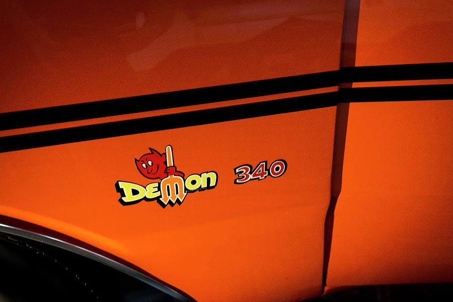 Dodge Demon Photograph by Jim Whitley