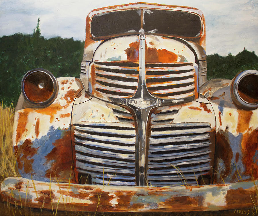 Dodge This Painting by Jack Atkins